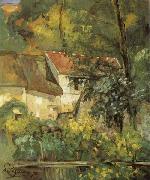 Paul Cezanne The House of Pere Lacroix in Auvers oil painting artist